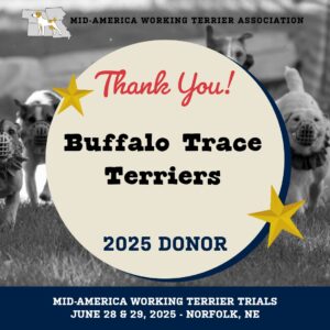 Thank you Buffalo Trace Terriers